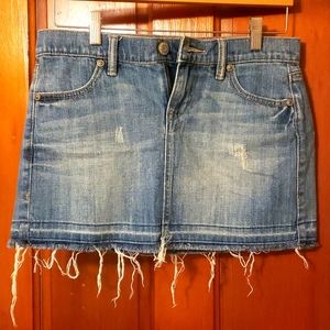 Jean skirt size 4